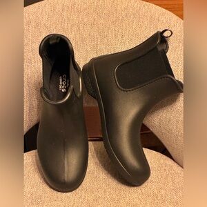 Crocs Freesail Chelsea Black Ankle Boots